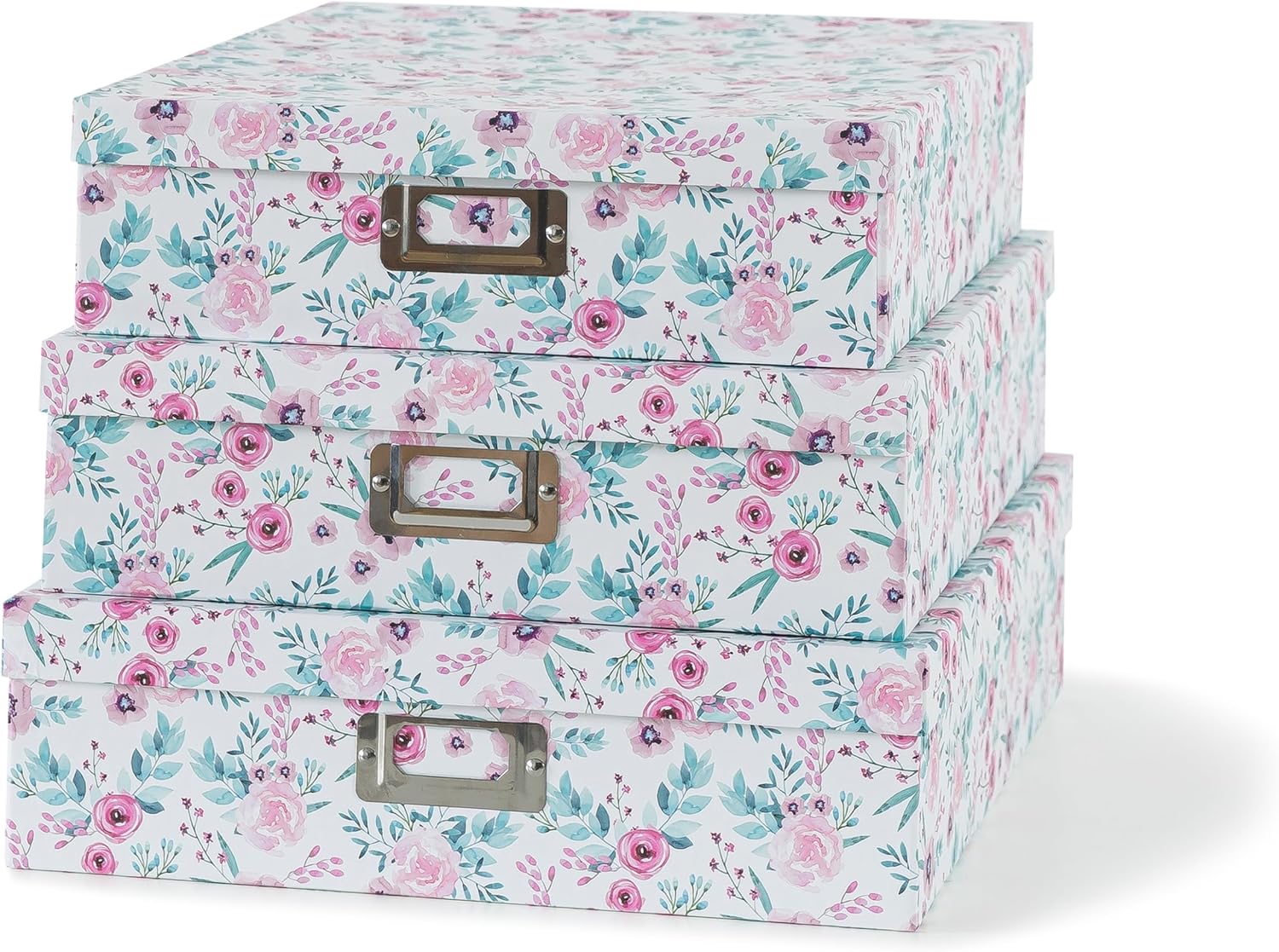 Soul Lane Floral Storage Boxes Set of 3
