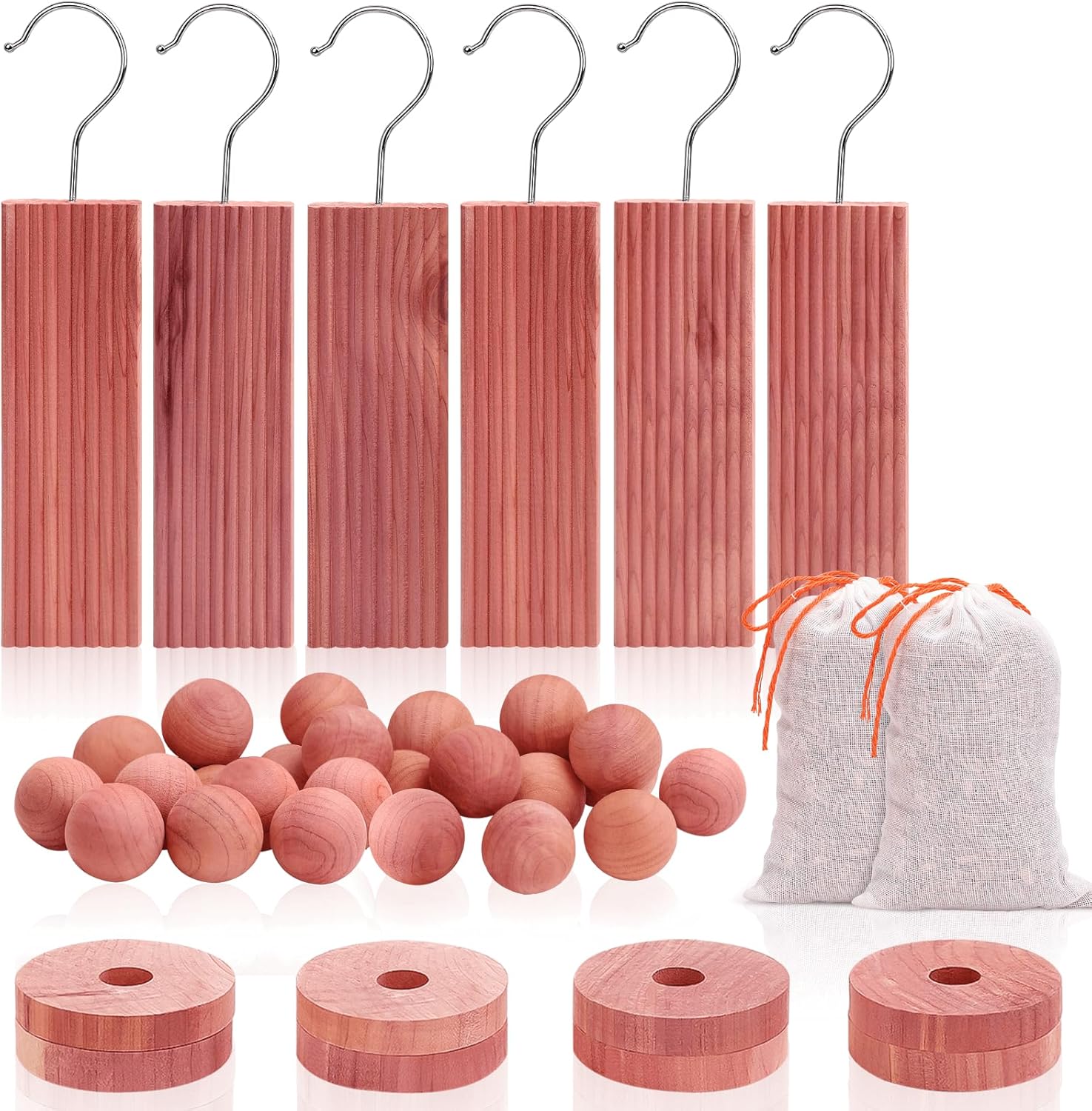 Homode Cedar Blocks for Clothes Storage 40 Pack