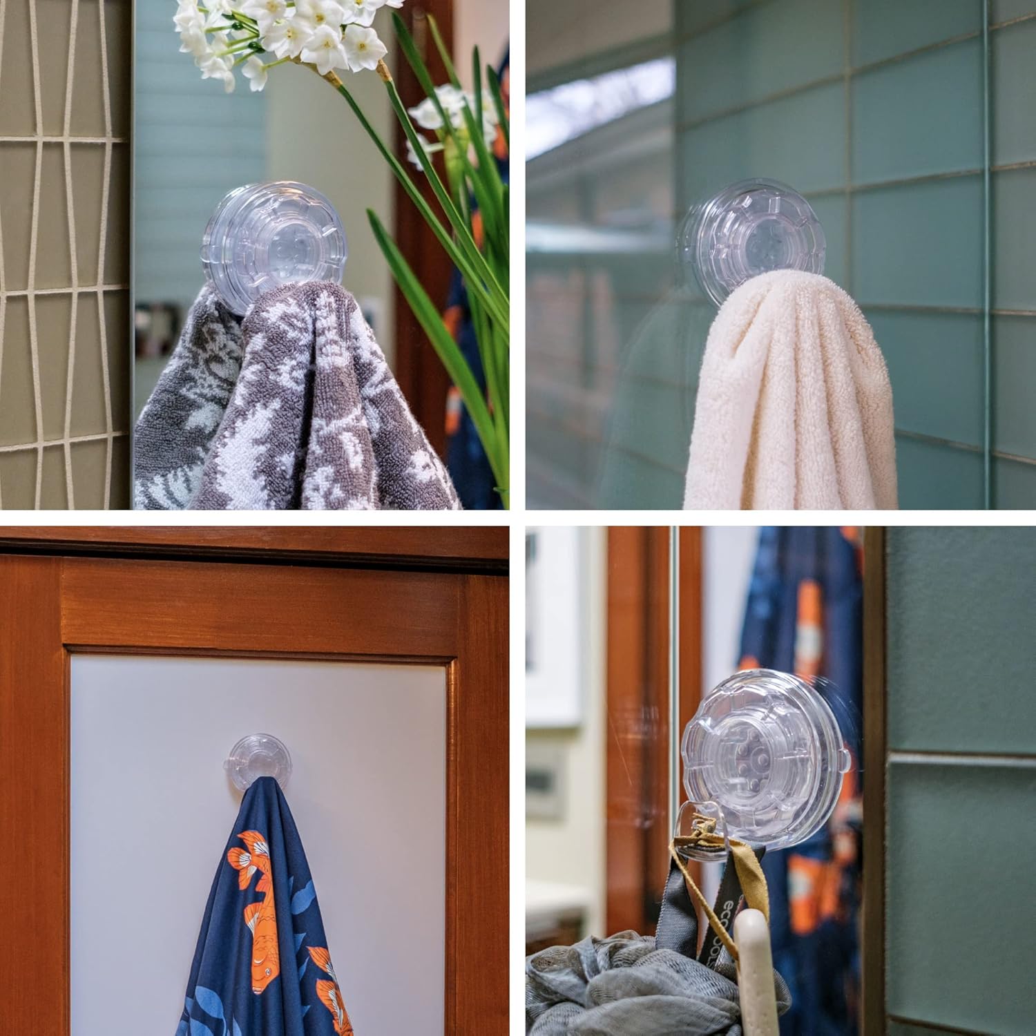 Heavy Duty Suction Cup Wreath Hangers for Front Door