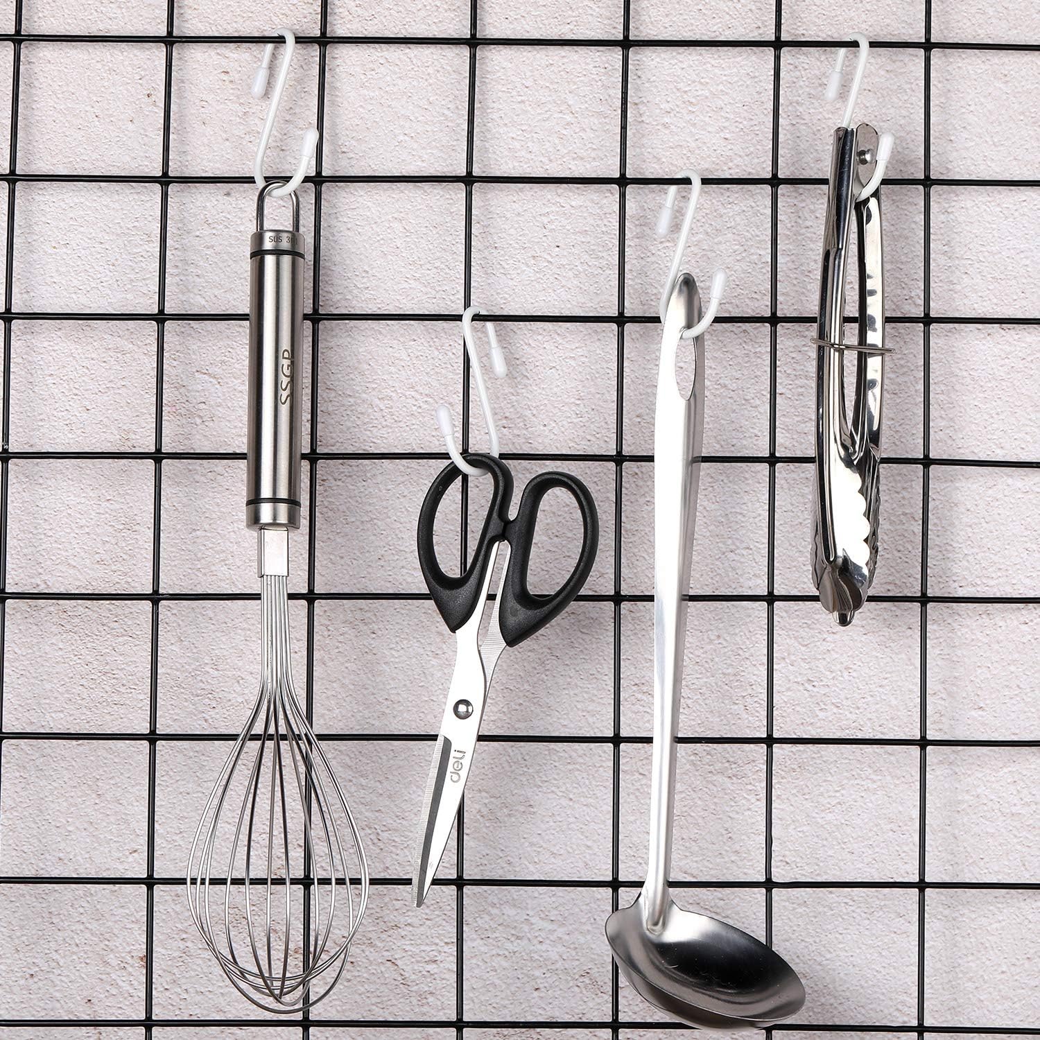 Hotop 36pcs Heavy Duty S Hooks White 24 Inch