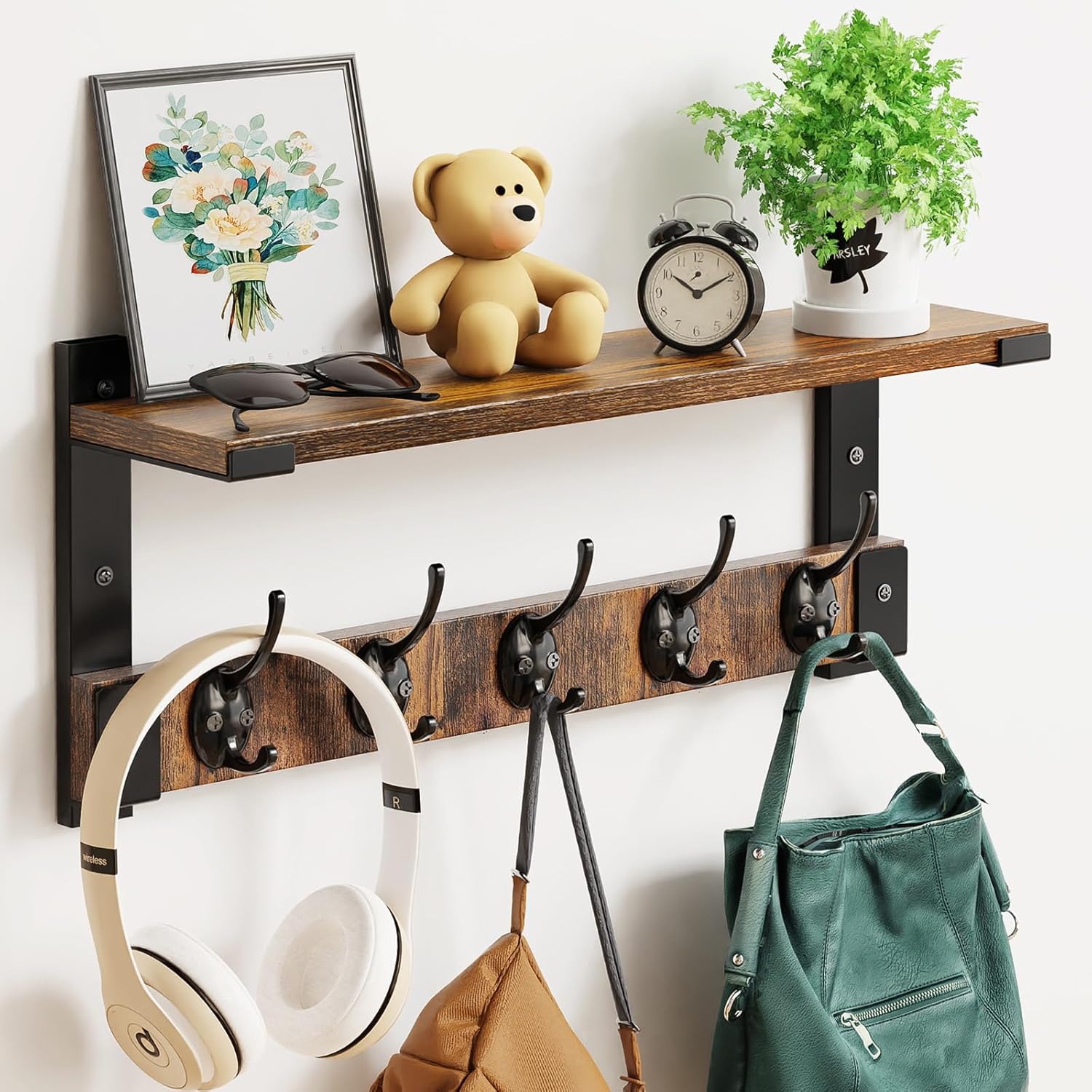 Oraich Wall Hooks with Shelf Coat Rack