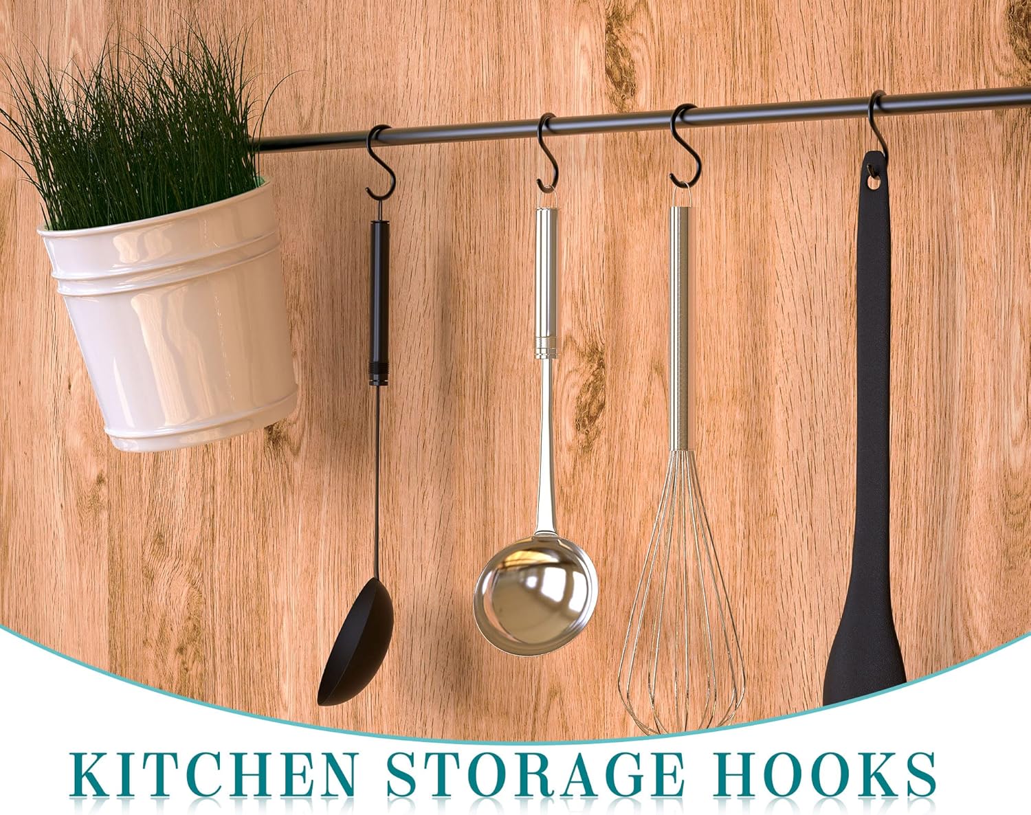 Sratte 120 Pcs S Hook Set for Hanging Decorations and Storage