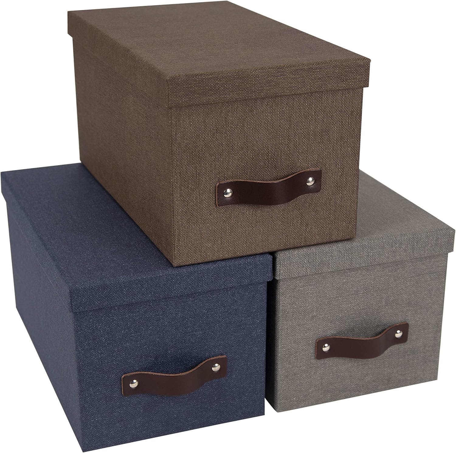 Bigso Box of Sweden Silvia Storage Box - Blue 59x65x116in