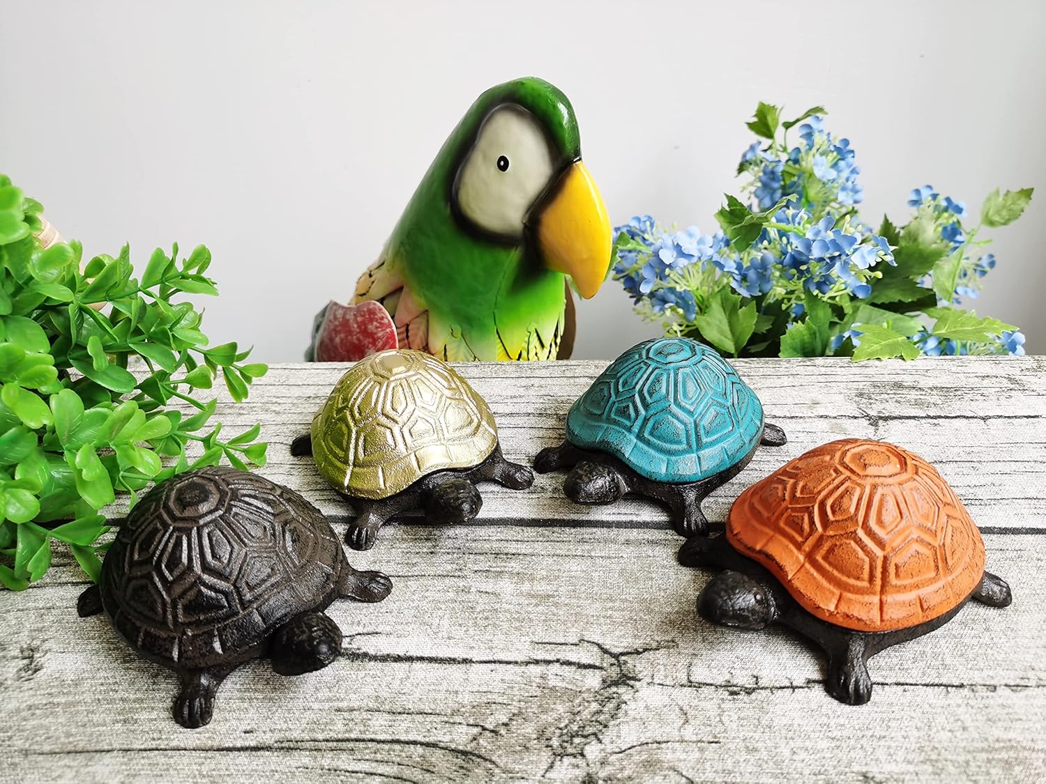 BSTGIFTS Cast Iron Turtle Key Hider