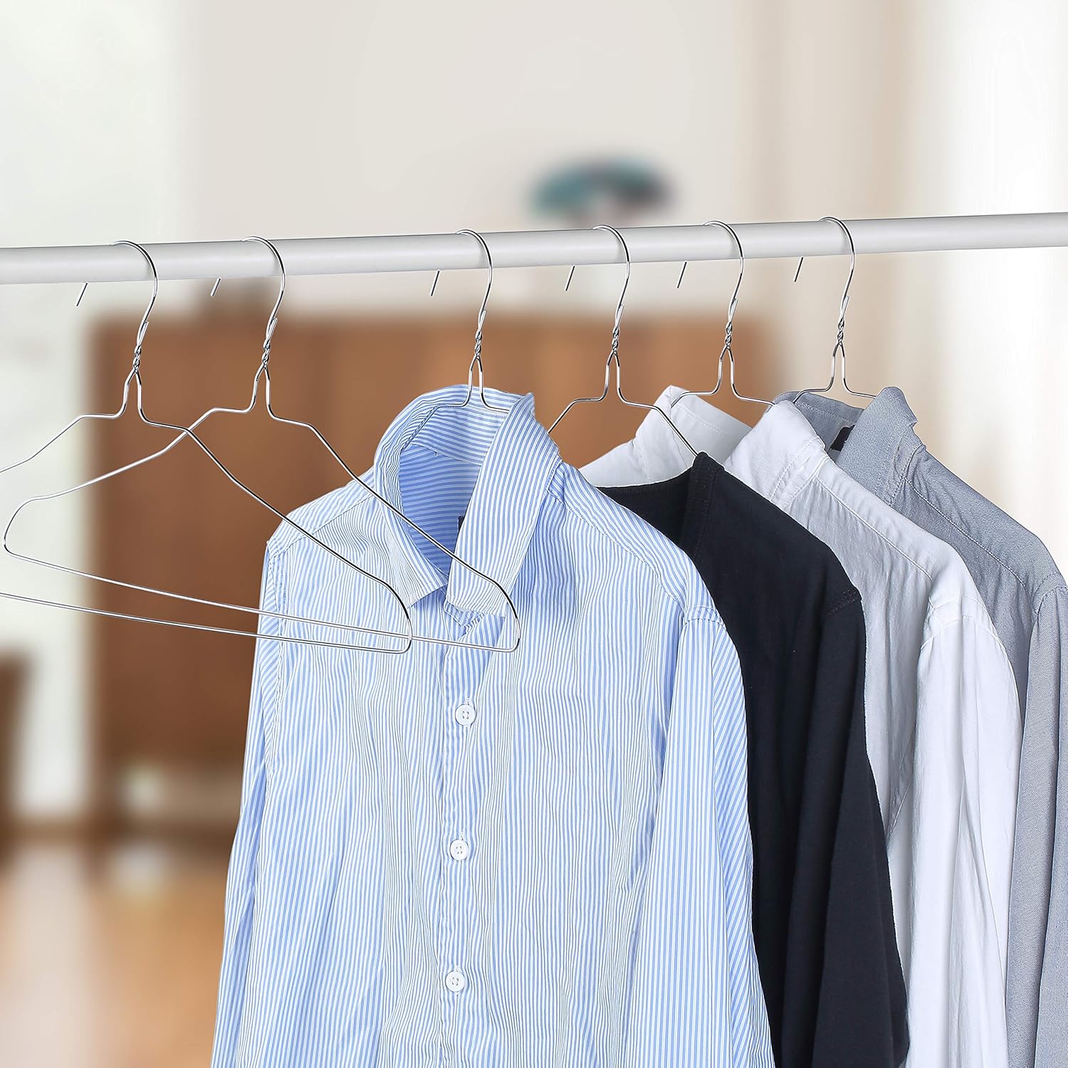 Mr Pen 10 Pack Slim Metal Hangers