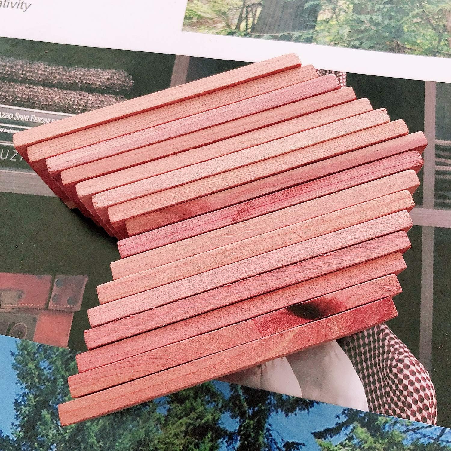 Cedar Space Red Cedar Blocks for Closet Storage