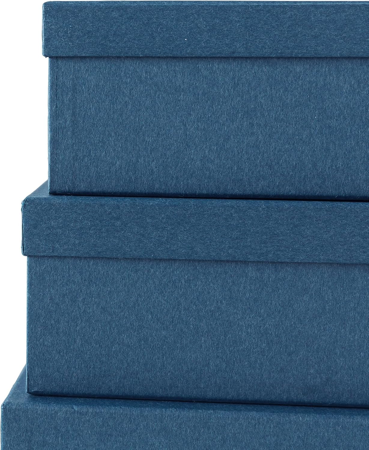 Soul Lane Decorative Storage Boxes Set Navy Blue