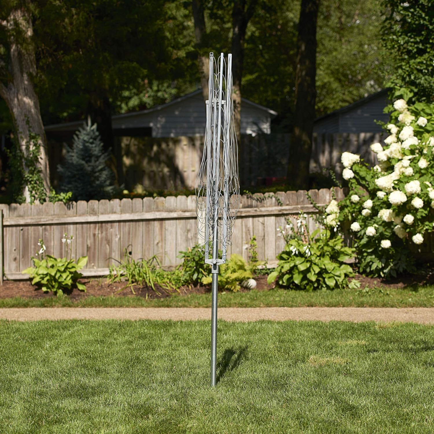 Household Essentials 17120-1 Rotary Outdoor Umbrella Drying Rack