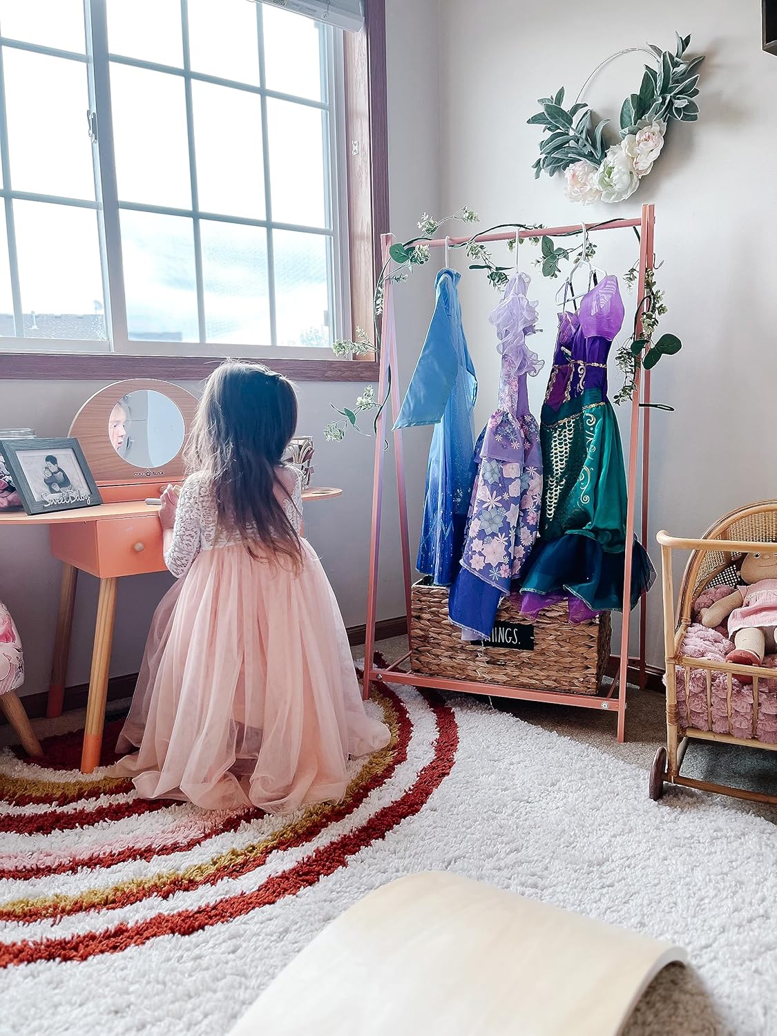 Bestier Kids Clothing Rack - Pink