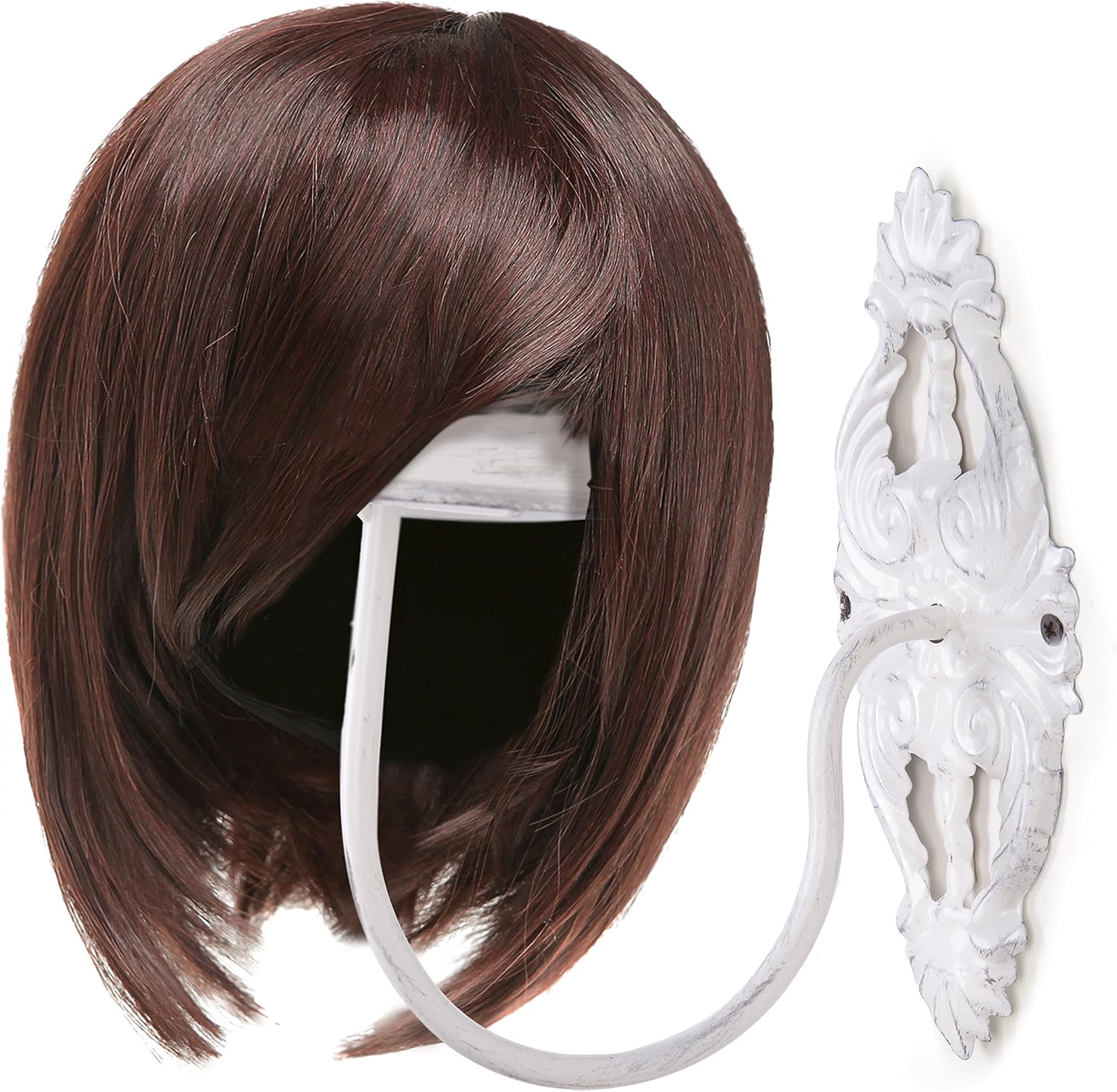 MyGift Wall Mounted Hat Wig Display Racks Set of 2